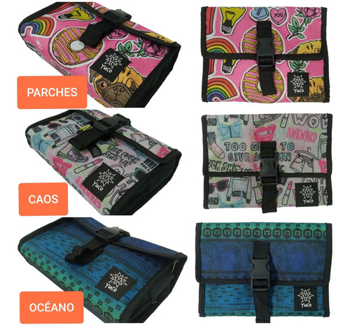 Imagen 6 de 10 de Combo Bolso Patin Mochila Doble + Organizador Cartuchera