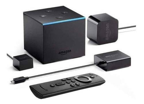 Imagen 3 de 3 de Amazon Fire TV Cube 2nd Generation de voz 4K 16GB negro con 2GB de memoria RAM