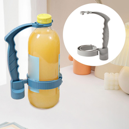 Manejo De Bebidas Botella De Refresco 2 En 1 Ajustable Gris