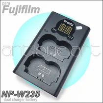 Comprar A64 Cargador Dual Np-w235 Bateria Fujifilm X-t4 X-h2s Gfx50s