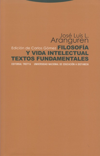 Libro Filosofia Y Vida Intelectual Textos Fundamentales