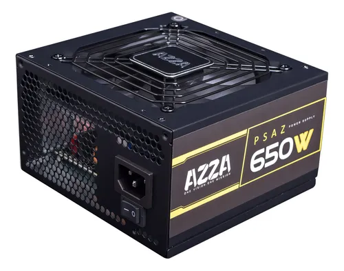 Fuente De Alimentación Para Pc Azza Psaz-650w 650w Negra 220v