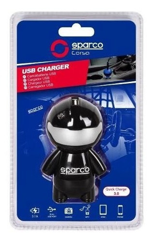 Cargador Usb Auto Pilot - 3.1amp Sparco Spc4217