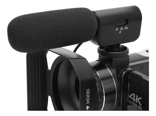 Videocámara Vlog Camera 4k, Pantalla Táctil De 3 Pulgadas, 5