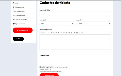 Sistema De Chamados E Criação De Tickets Wordpress