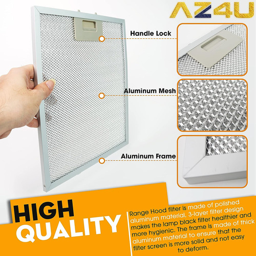 2 X W101699961a Range Hood Grease Filter Reemplaza 8190858 W