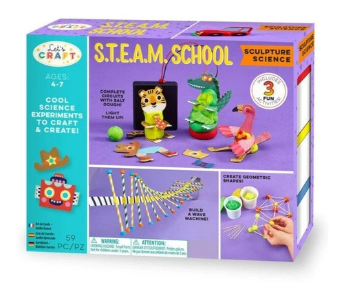 Juegos Didáctico Para Niños Let's Craft Steam Ciencia