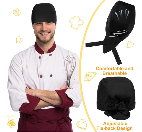 Gorro De Chef Ajustable Para Hombres Gorra De Chef Para Chef
