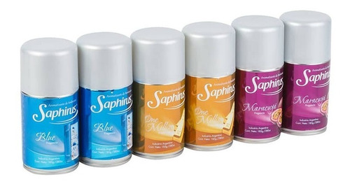 Imagen 5 de 6 de Fragancias Saphirus Pack 6 Unidades Repuestos Aromatizador