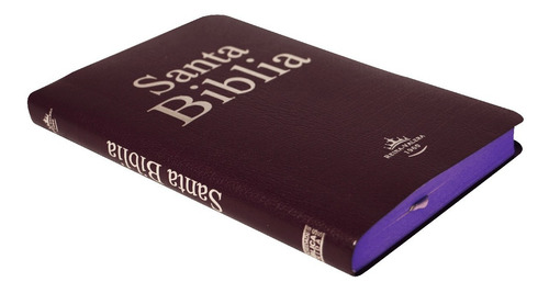 Imagen 4 de 5 de Biblia Rvr60 Manual Delgada Imitación Piel Lila (776058)