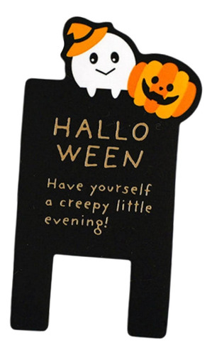 2 X 50x Halloween Cupcake Toppers Cake Inserted Card For B