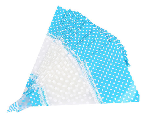 50 Bolsas De Celofán Transparente Con Forma De Cono For Pal