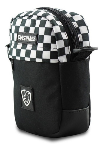 Imagem 5 de 10 de Bolsa Pochet Necessaire Shoulder Bag Everbags Combate Xadrez