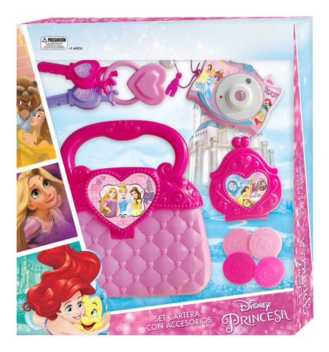 Set Cartera Con Accesorios Princesas Disney