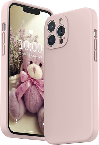 Imagen 1 de 8 de Carcasa Para iPhone 13 Pro Max Silicona Con Protector Cámara