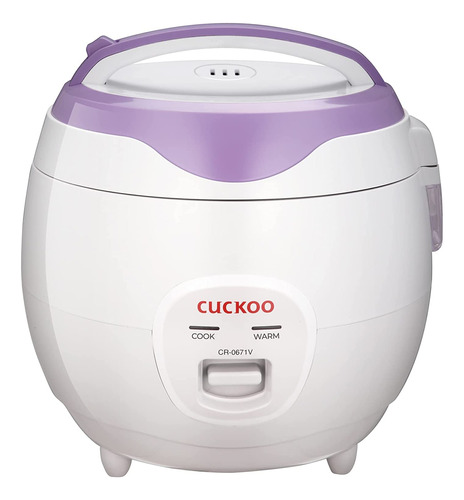 Cuckoo Cr-0671v Rice Cooker, 3 Litros \/ 3.2 Cuartos, Violet