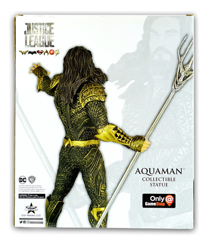 Icon Heroes Dc Justice League Aquaman Statue Exclusive