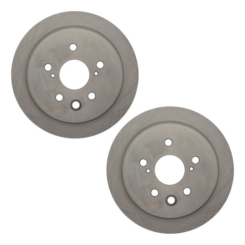Centric 291mm Rear Solid Disc Brake Rotor Set For Lexus Ccg