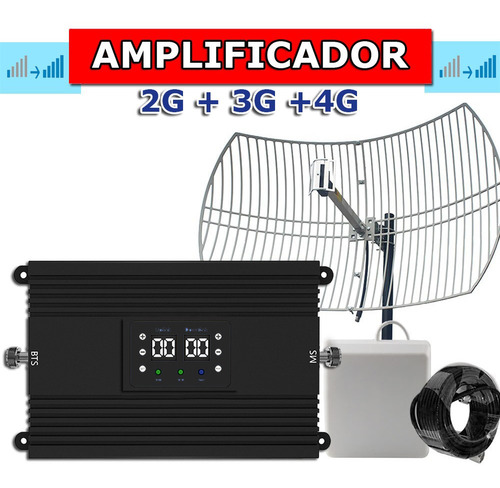 Amplificador De Señal Celular 2g 3g 4g Fincas Campos Hatos