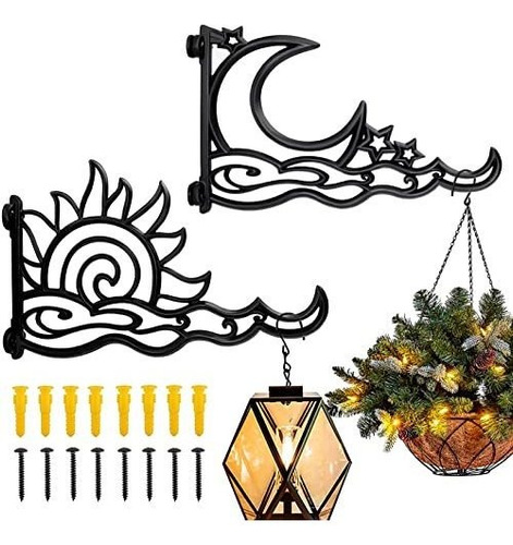 Soporte Resistente Para Colgar Plantas, Con Forma De Luna Y
