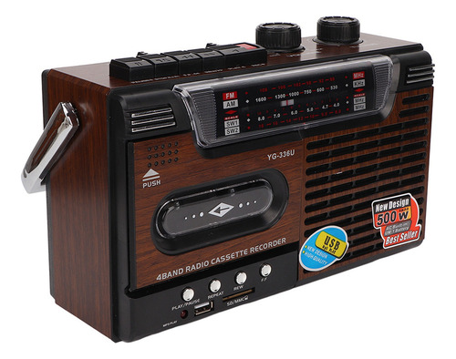 Leitor De Cassetes Portátil, Rádio Am Fm Forte