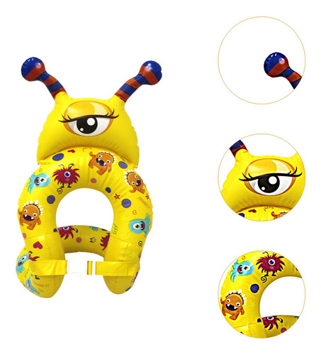 Chaleco De Natación Inflable Portátil Para Piscina, Ideal