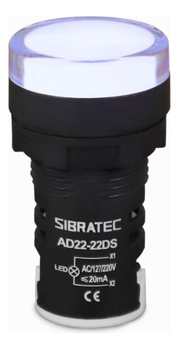 Kit Sinaleiro Para Painel Em Led 22mm 127/220vca - 5 Cores 127/220v