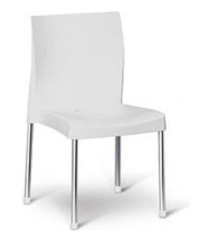 Cadeira Polipropileno Branco Niquelart 43x83x53 Cm