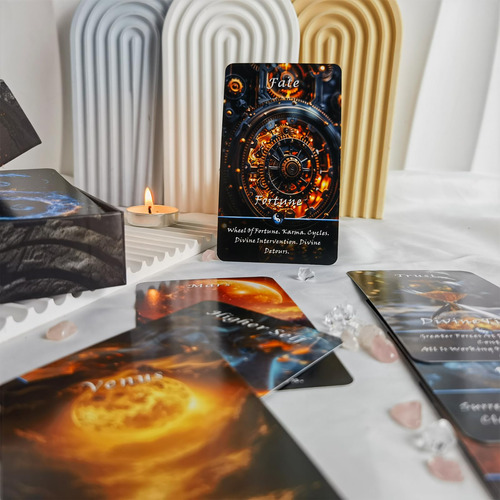 Juego De 68 Cartas De Oracle Cards Yin And Yang Karma Connec