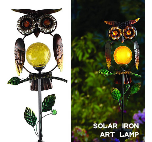 Luces Led De Jardín, Luces Nocturnas, Con Forma De Búho