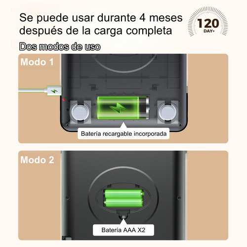 Báscula De Cocina Digital Impermeable Recargable 1g/15kg