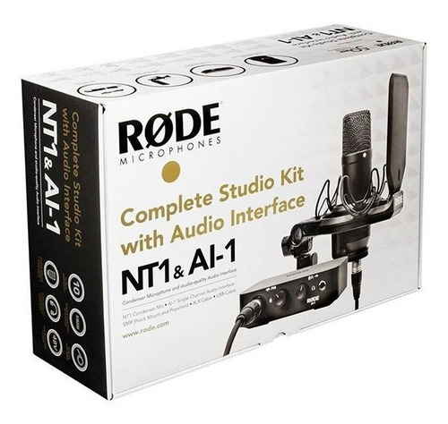 Kit Estudio Rode Nt1 & Ai-1 Rode Ai1 Nt1 + Ai 1 Con Interfaz