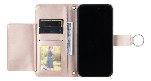 Funda Para Xiaomi Poco M6 Plus/c75/m7 Pro 5g Wallet De Piel Sintética Con Soporte Abatible Que Protege La Funda Del Telé