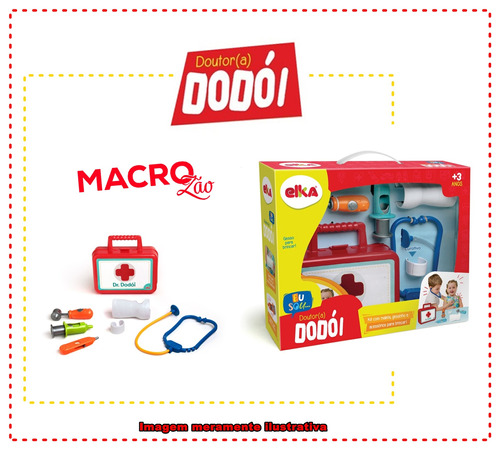 Brincadeira De Médico Elka 951 Maleta Dr. Dodói