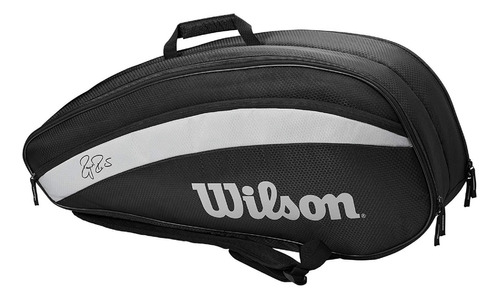 Wilson Roger Federer Team Pack De 6 Bolsa De Tenis - Negro (