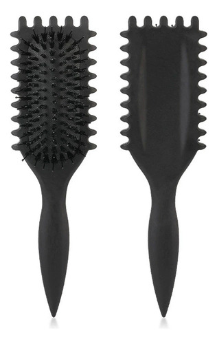 Pincel Bounce Curl Cepillo, Define Style Rizado Peine Black