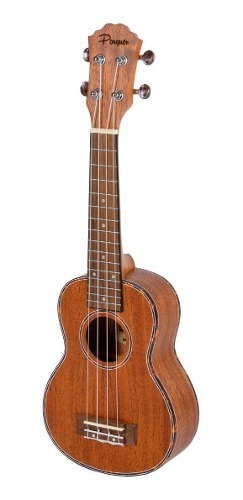 Ukelele Soprano Parquer De Madera Cuerdas Aquila Funda Cuota