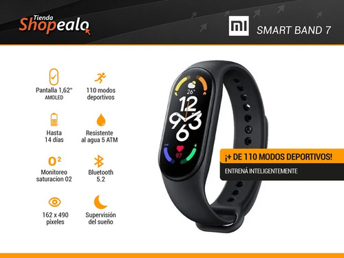 Imagen 2 de 10 de Smartwatch Reloj Inteligente Xiaomi Mi Band 7 Spo2 + Cuota-*