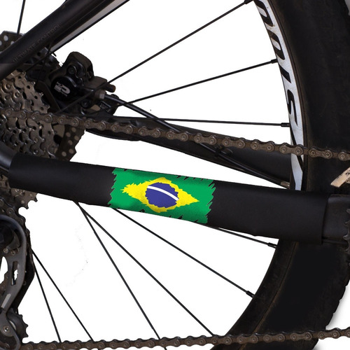 Protetor De Quadro E Corrente Emborrachado Para Bike Mtb