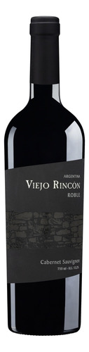 Vinho tinto meio seco Cabernet sauvignon Viejo Rincón Roble 2019 adega Bodegas Y Viñedos Garbín SA 750 ml