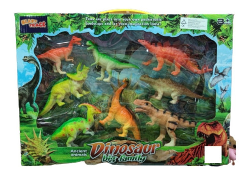 Dinosaurios Kit De 8 Figuras De 7cm Para Niños