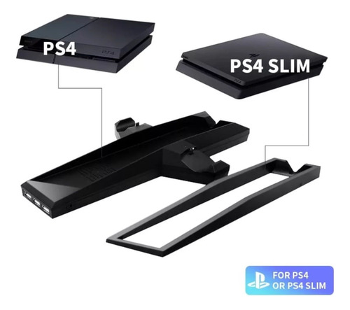 Cargador Para Mando Ps4 Fat Slim Base Cooler Hub
