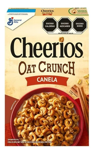 Cereal Cheerios Oat Crunch Canela En Caja De 515 G