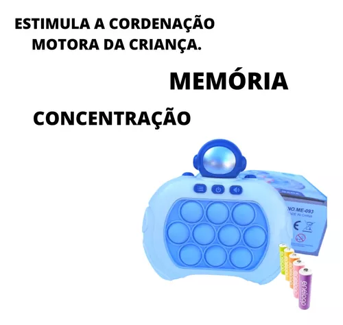 Pop it Mini Gamer console educativo brinquedo de apertar e tirar o stress  de crianças e jovens Eletronico/