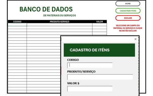 Planilhas De Estoque , Orçamentos, Contas A Pagar E Receber