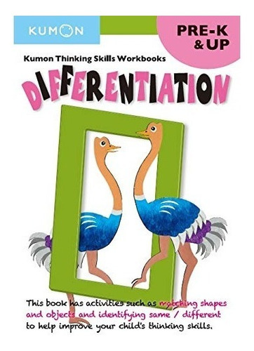 Libro Kumon: Thinking Skills Pre K-up: Differentiation