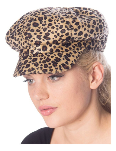 Boina Sombrero Animal Print Leopardo Sexy Peaky Blinders 