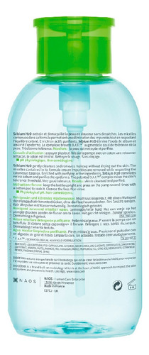 Bioderma Sébium H2o Agua Micelar Piel Dosificador 500ml 3c