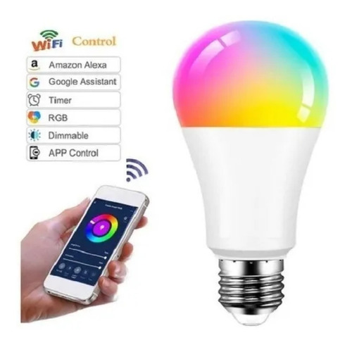 Ampolleta Wifi Smart 7 W Bulb Alexa Google / Crisol Tecno