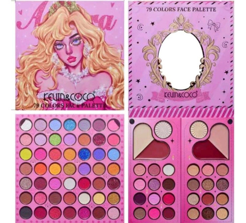 Estuche Grande De Maquillaje De Alta Pigmentación
